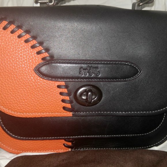 Coach Rip and Repair Small Link Messenger Bag in Leather - Picture 1 of 14